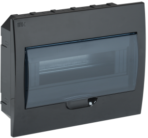 KREPTA 3 Корпус пластиковый ЩРВ-П-12 IP41 черный IEK MKP12-V-12-41-K02  фото | Capital Power - инженерные системы