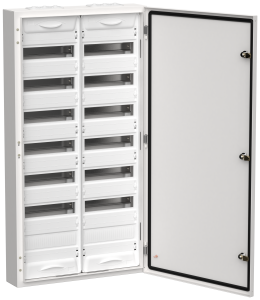TITAN 5 Корпус металлический ЩРн-168 (2х84) 1085х570х140мм IP54 белый (одна дверь) IEK TI5-50-N-2X084-54  фото | Capital Power - инженерные системы