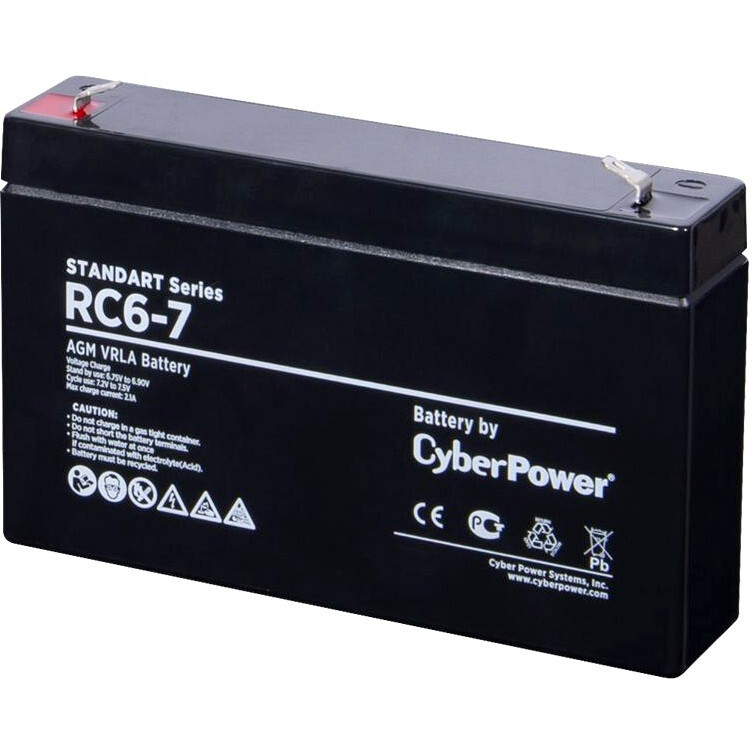 Аккумуляторная батарея CyberPower RC 6-7 RC 6-7  фото | Capital Power - инженерные системы