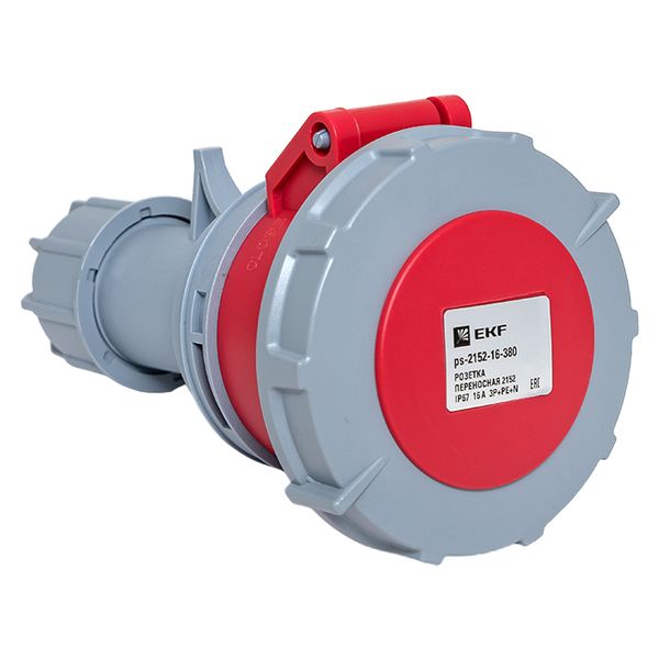 Розетка переносная 2152 3Р+РЕ+N 16А 380В IP67 EKF PROxima PS-2152-16-380  фото | Capital Power - инженерные системы