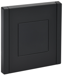 Заглушка с суппортом FP141 черный IEK серии FORTE&PIANO FP-PL10-K02  фото | Capital Power - инженерные системы