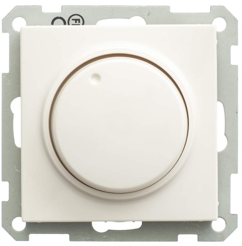Диммер Systeme Electric серии W59 поворотный, 300Вт, 230В, механизм, СЛОНОВАЯ КОСТЬ SR-5S0-2-86  фото | Capital Power - инженерные системы