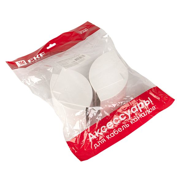Угол внешний (60х60) (4 шт) белый EKF-Plast OBW-60-60X4  фото | Capital Power - инженерные системы