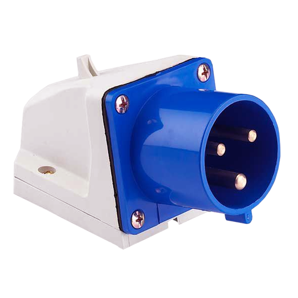 Вилка стационарная 523 2Р+РЕ 32А 220В IP44 EKF PS-523-32-220  фото | Capital Power - инженерные системы