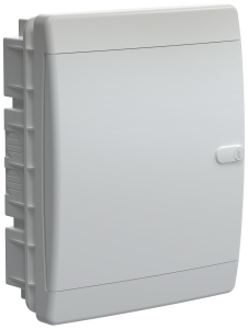 UNION Compact Корпус пластиковый ЩРВ-П-18 IP41 белая дверь IEK UIC-KP13-V-18-41-K01  фото | Capital Power - инженерные системы