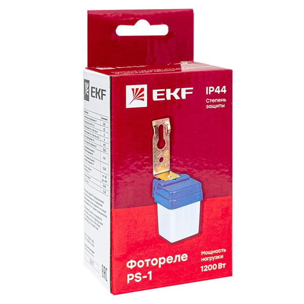 Фотореле PS-1 6А 1200Вт IP44 EKF PROxima fr-ps-1-6  фото | Capital Power - инженерные системы