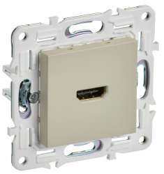 Розетка HDMI SK-H01B бежевый IEK серии SKANDY SK-H10-K10  фото | Capital Power - инженерные системы