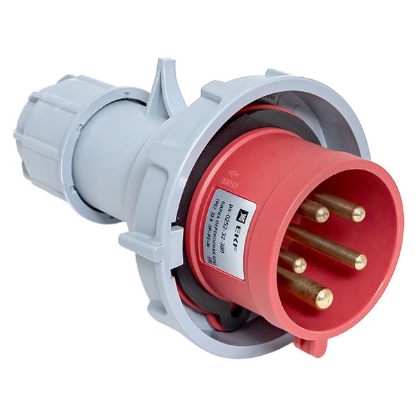 Вилка переносная 0252 3Р+РЕ+N 32А 380В IP67 EKF PROxima PS-0252-32-380  фото | Capital Power - инженерные системы
