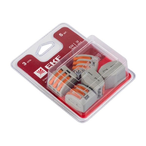 Клемма СМК 222-413 блистер (5шт) PLC-SMK-413B  фото | Capital Power - инженерные системы