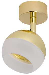 LIGHTING Светильник 4011 накладной настено-потолочный под лампу GX53 золото IEK LT-USB0-4011-GX53-1-K22  фото | Capital Power - инженерные системы
