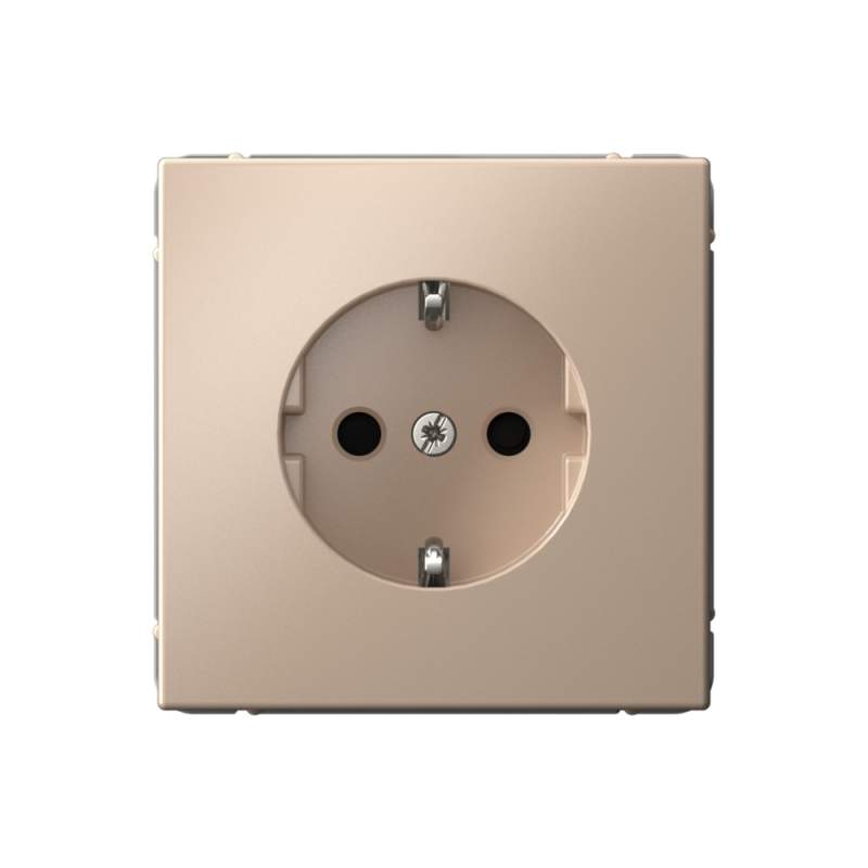 Розетка Systeme Electric серии ArtGallery с заземлением со шторками, 16А, механизм, ПЕСОЧНЫЙ GAL001245  фото | Capital Power - инженерные системы