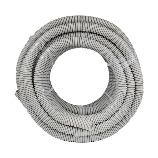 Труба гофр, ПВХ с протяжкой d32 мм (30 м) серая EKF-Plast TG-Z-32-30  фото | Capital Power - инженерные системы