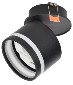 LIGHTING Светильник 4033 встраиваемый поворотный под лампу GX53 черный IEK LT-UVB0-4033-GX53-1-K02  фото | Capital Power - инженерные системы