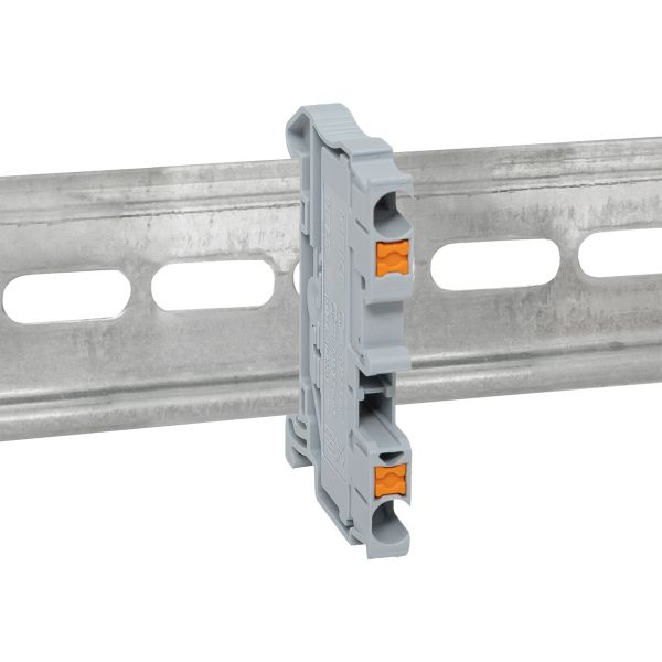 Клеммная колодка пружинная 2,5 Push-in серая PIT-2,5  фото | Capital Power - инженерные системы