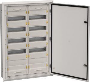 TITAN 5 Корпус металлический ЩРв-120 (2х60) 880х625х130мм IP31 серый (одна дверь) IEK TI5-50-V-2X060-31-7035  фото | Capital Power - инженерные системы