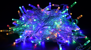LIGHTING Гирлянда нить 20м 200 светодиодов RGB свет IP44 прозрачный шнур 3м 230В контроллер 8 сцен IEK LGDU111-3-200-20-T-S-44  фото | Capital Power - инженерные системы
