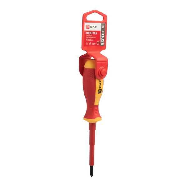 Отвертка Expert PZ1x80 мм 1000В EKF pz-1-80-exp-in  фото | Capital Power - инженерные системы