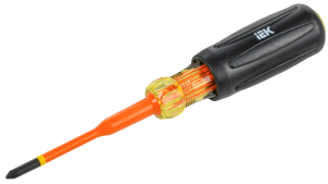ARMA2L 5 Отвертка диэлектрическая SLIM PZ1х80 Т3 IEK A2L5-SC31-T3-PZ-10-080  фото | Capital Power - инженерные системы