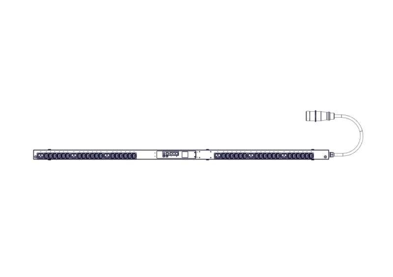 БРП Uniprom, управляемый, 0U, 240В, 1Ф, 16A, 36xC13 6xC19, 3м кабель, IEC309 UP8952  фото | Capital Power - инженерные системы
