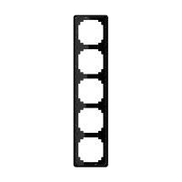 Рамка Jung CD Plus Черный 5 постов CDP585SW CDP585SW  фото | Capital Power - инженерные системы