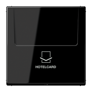 Накладка карточного выключателя Jung LS серия черный &amp;quot;HOTELCARD&amp;quot; LS590CARDSW LS590CARDSW  фото | Capital Power - инженерные системы
