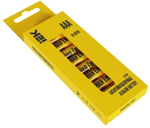 Батарейка щелочная Alkaline LR03/AAA (10шт/бокс) IEK ABT-LR03-OP-B10  фото | Capital Power - инженерные системы