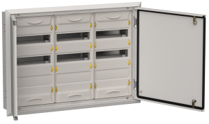 TITAN 5 Корпус металлический ЩРв-108 (3х36) 630х885х130мм IP31 серый (две двери) IEK TI5-50-V-3X036-31-7035  фото | Capital Power - инженерные системы